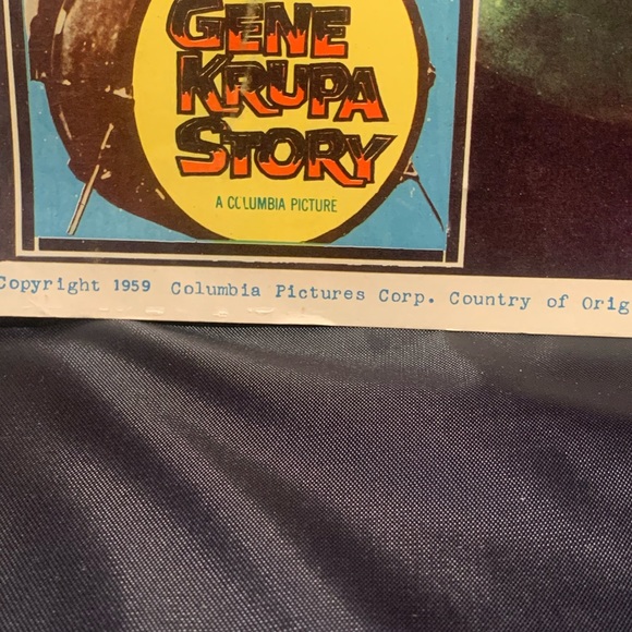 1959 “Gene Krupa Story” lobby card size original movie poster - Picture 3 of 5